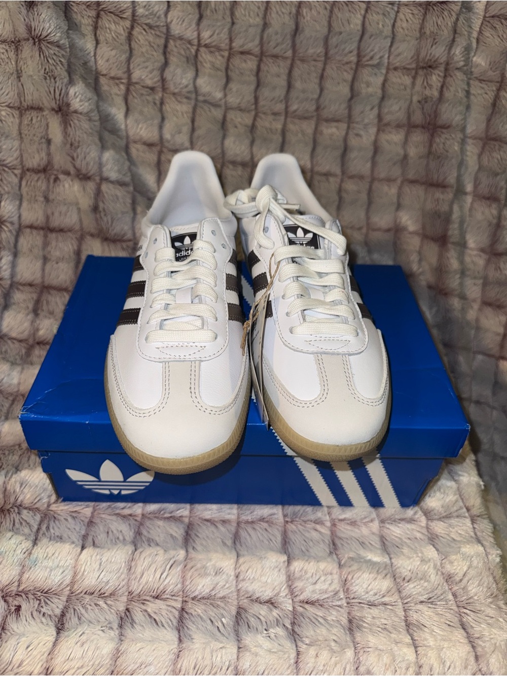 adidas Samba OG W White with Black Stripes Sneakers